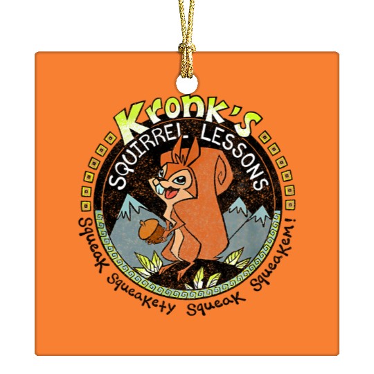 Krock's Chip and Dale Ceramic Ornaments, Disney Chip and Dale Ceramic Ornaments