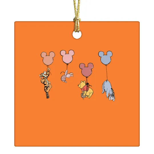 Disney Winnie the Pooh Ceramic Ornaments, Pooh Bear Ceramic Ornaments