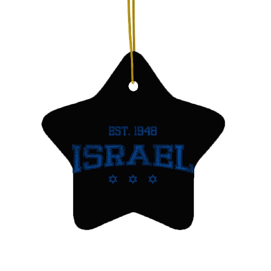 Israel-blue Ceramic Ornaments