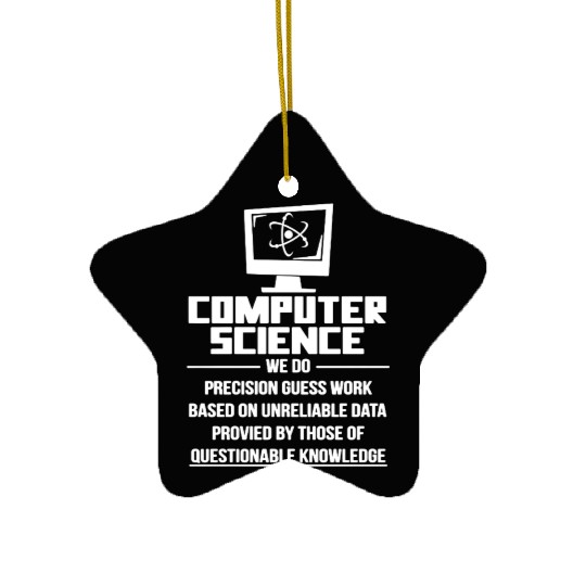 Computer Science Ceramic Ornaments