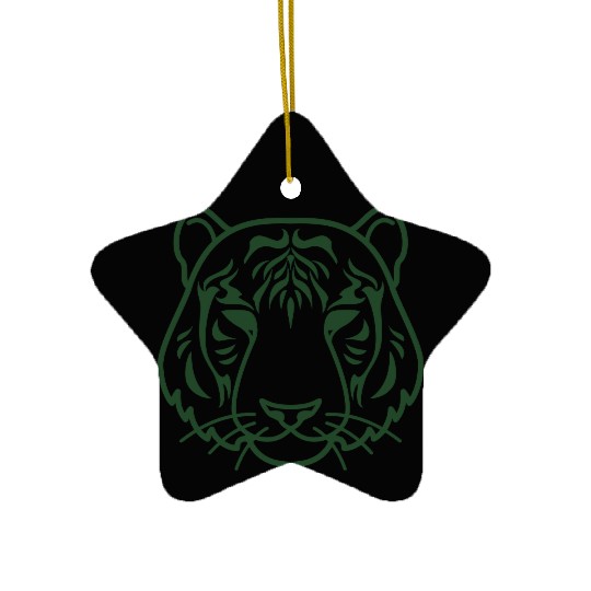 Tiger Ceramic Ornaments