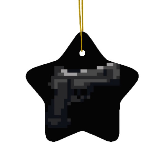 pixel gun Ceramic Ornaments