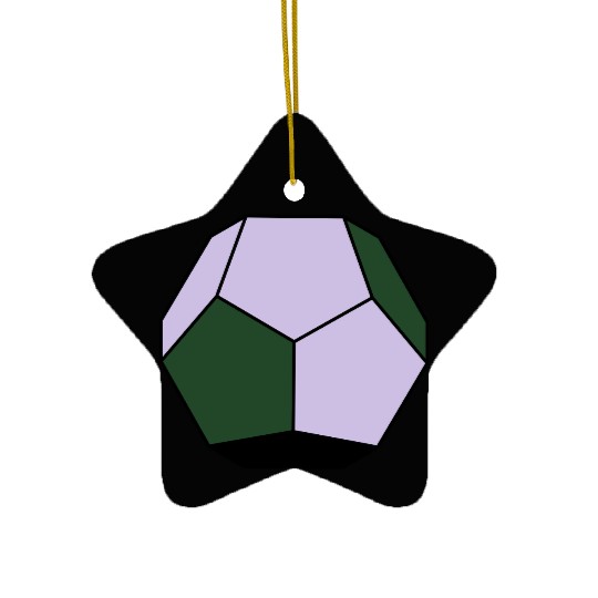 platonic solid Ceramic Ornaments