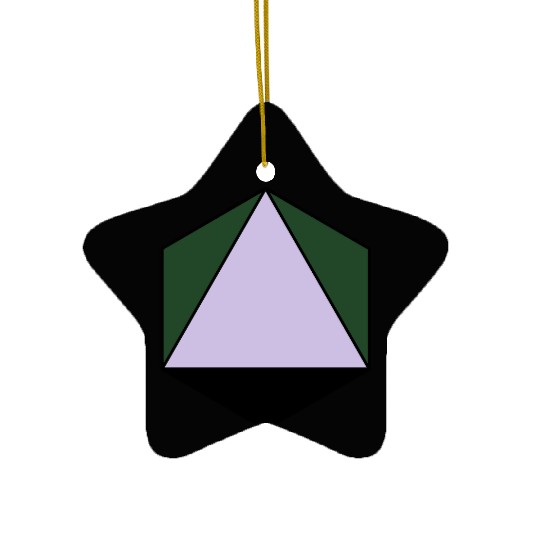 platonic solid Ceramic Ornaments