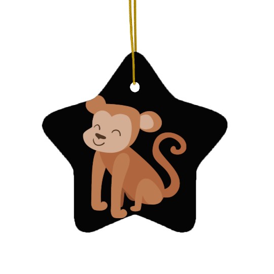 monkey Ceramic Ornaments