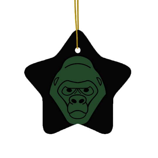 gorilla Ceramic Ornaments