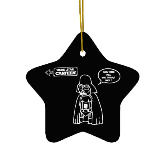 Eddie Izzard Death Star Canteen Ceramic Ornaments