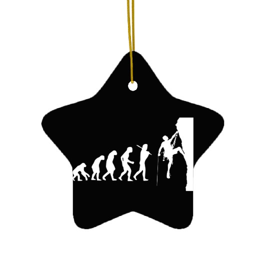 Climber Rock Climbing Climb Gift Christmas Ceramic Ornaments