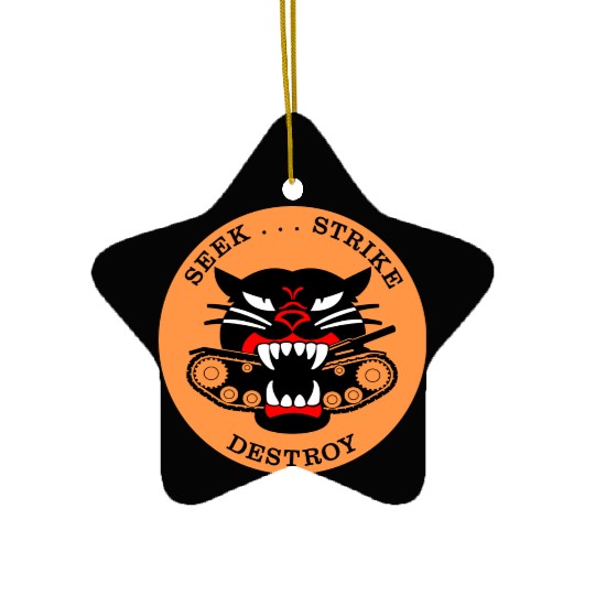 M18 HELLCAT Tank Destroyer Ceramic Ornaments