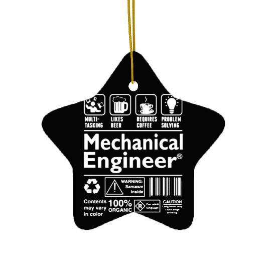 Mechanic Engineer Ceramic Ornaments