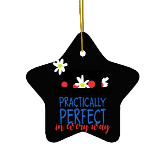 Mary Poppins Ceramic Ornaments