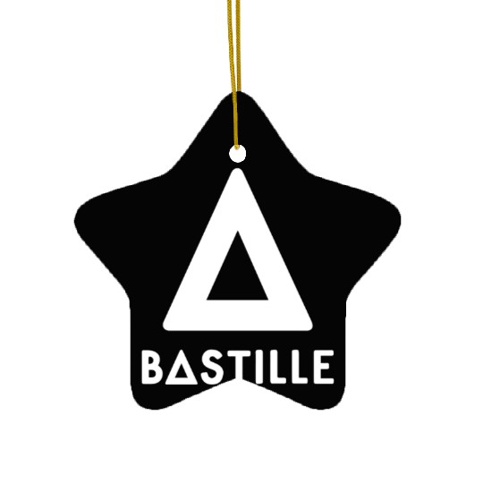 Bastille Rock Band Triangle Logo Ceramic Ornaments