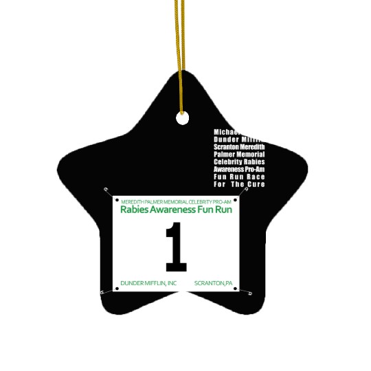 FUN RUN Michael Ceramic Ornaments