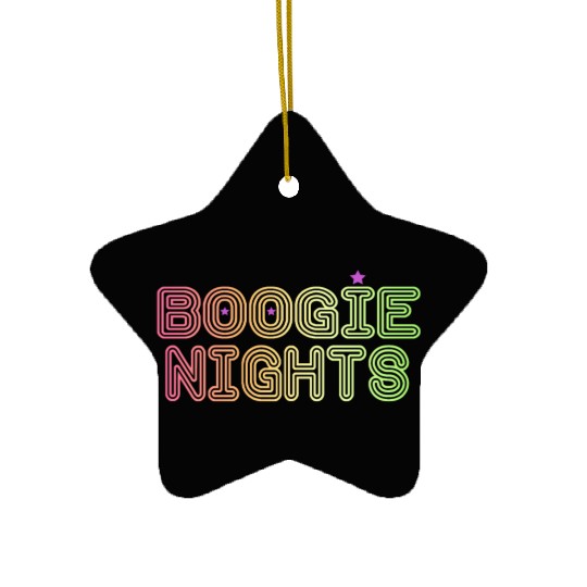 Boogie Nights Retro Movie Dirk Diggler Vintage 70s Ceramic Ornaments