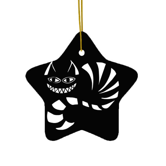 Alice In Wonderland Cheshire Cat Girls Ceramic Ornaments Disn