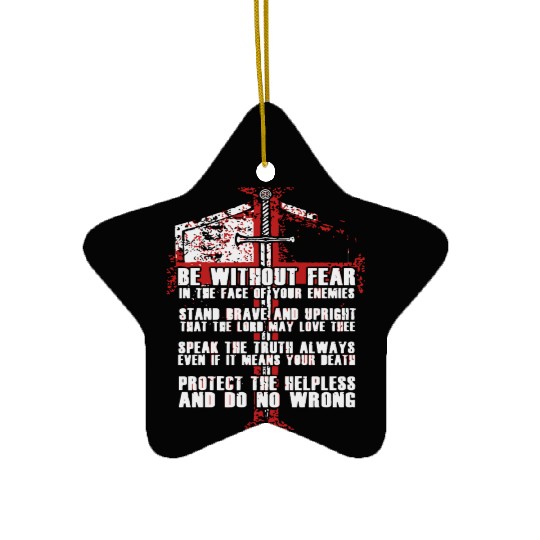 Templar - the knights templar code Ceramic Ornaments