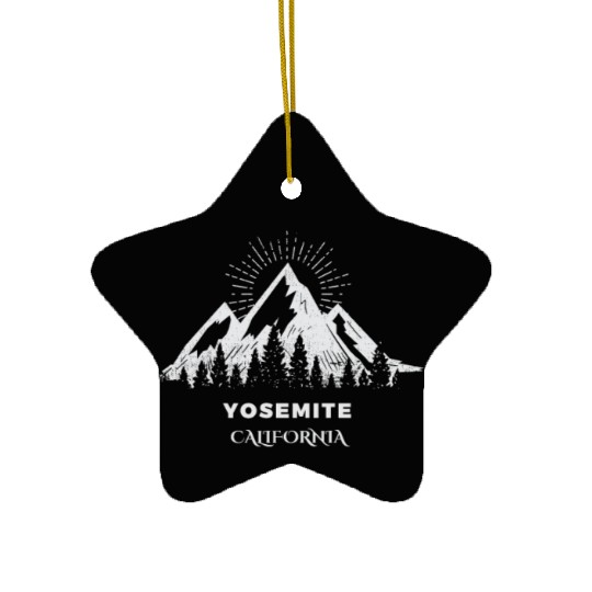 Yosemite National Park Ceramic Ornaments