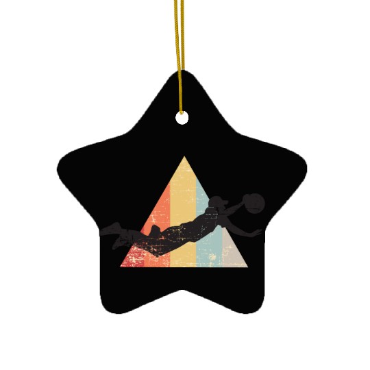 Ultimate Frisbee Layout Ceramic Ornaments