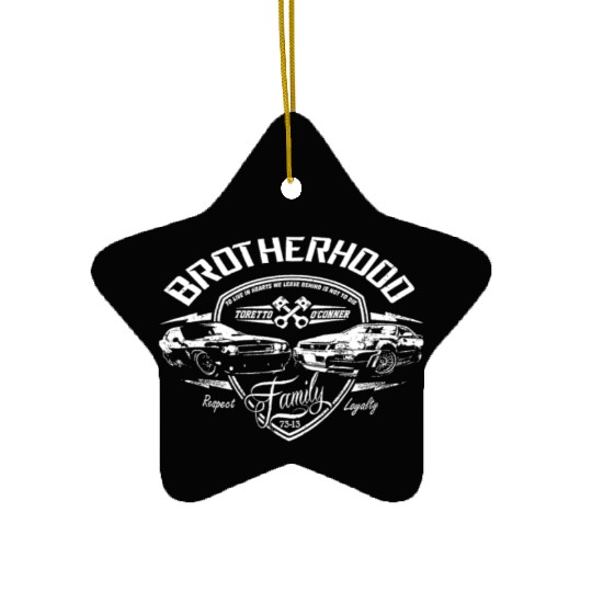 Brotherhood is Not Die Vin Diesel Ceramic Ornaments