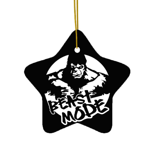 MMA Hulk Gym Bodybuilding Training Wear Workout cl Ceramic Ornaments