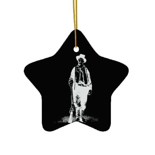 Billy the Kid Gunslinger William H Bonnie Vintage Ceramic Ornaments