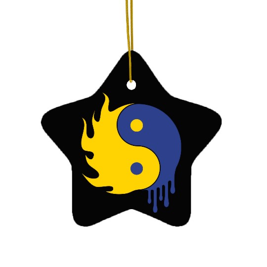 Ying Yang Ceramic Ornaments