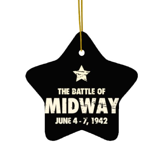 Battle Of Midway - World War 2 / WWII Ceramic Ornaments