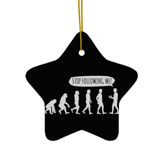 Evolution Biology Ceramic Ornaments