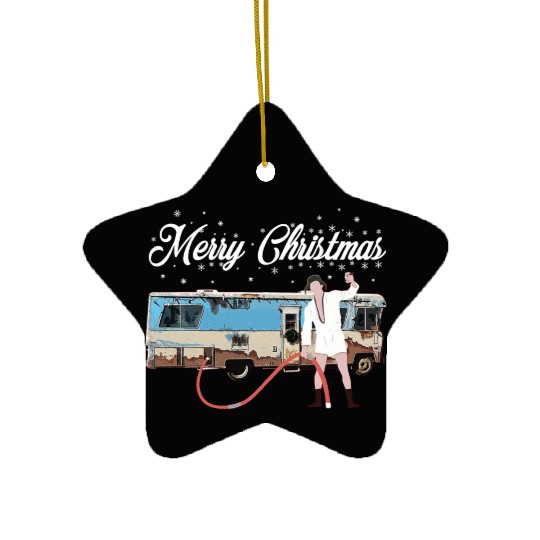 Cousin Eddie, Shitter was full Ceramic Ornaments