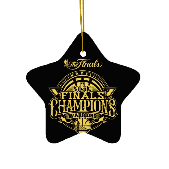 Golden State Warriors Finals Champions 2017 Ceramic Ornaments