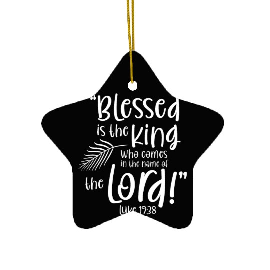 Palm Sunday Christi holy week Bible Jesus gift Ceramic Ornaments