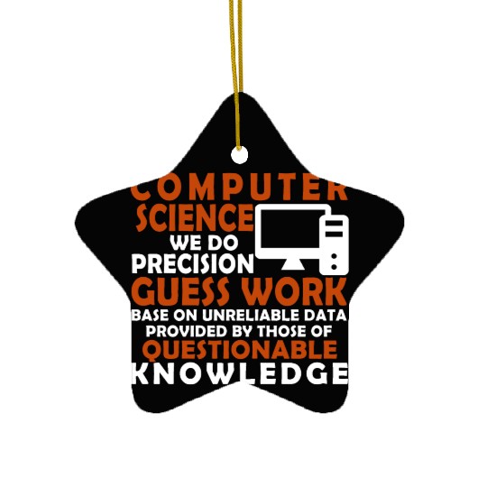 Computer science Ceramic Ornaments