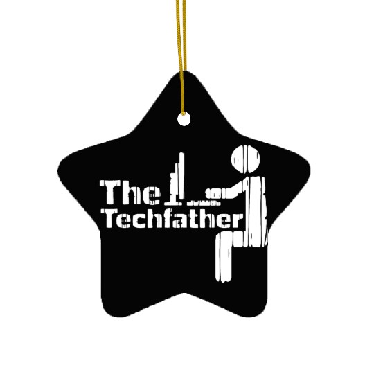 Computer science dad Ceramic Ornaments
