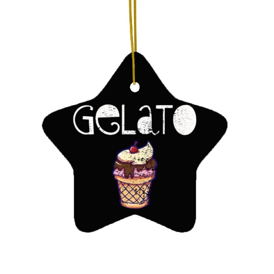 Gelato Ceramic Ornaments