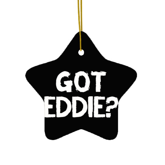 Eddie Ceramic Ornaments