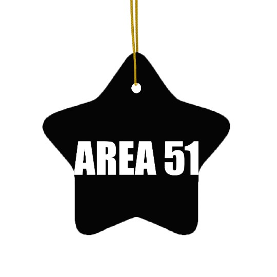 area 51 Ceramic Ornaments