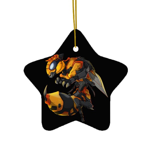 Chameleon Wasp Monster Ceramic Ornaments