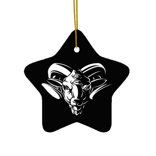 Dark Goat Baphomet - Satanic Lucifer Beelzebub Ceramic Ornaments