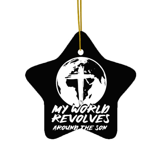 Jesu Christu Catholic Protestant Saying Church Ceramic Ornaments