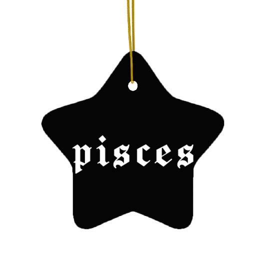 Pisces, Zodiac Sign, Astrology, Horoscope Ceramic Ornaments