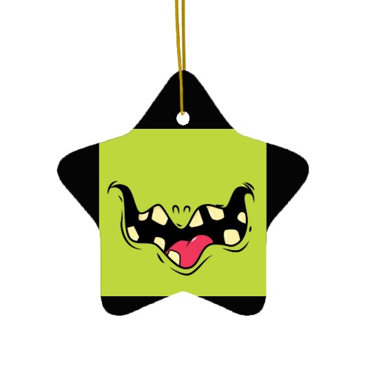 Happy Monster Ceramic Ornaments
