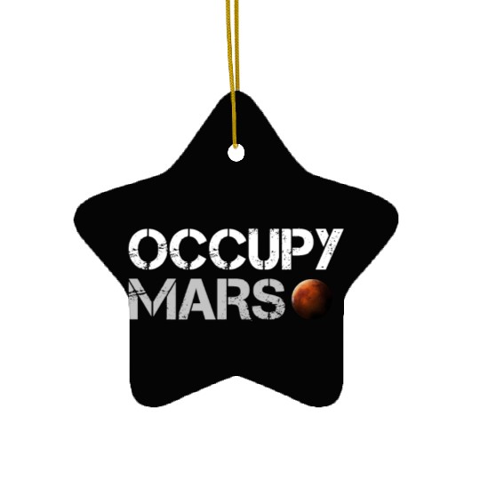Occupy Mars Space Ceramic Ornaments
