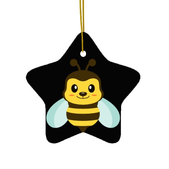 Bumble Bee Ceramic Ornaments