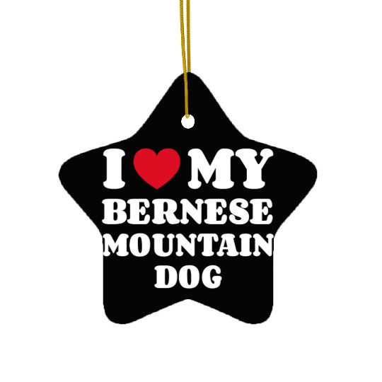 Bernese Mountain Dog Ceramic Ornaments