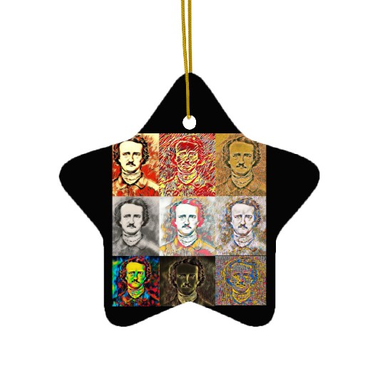 Unique Portrait Reveals Young Edgar Allan Poe Ceramic Ornaments