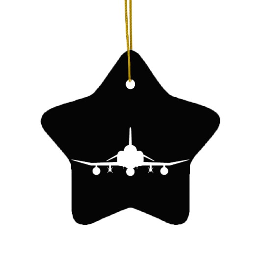 F-4 Phantom II Military Fighter Jet Ceramic Ornaments