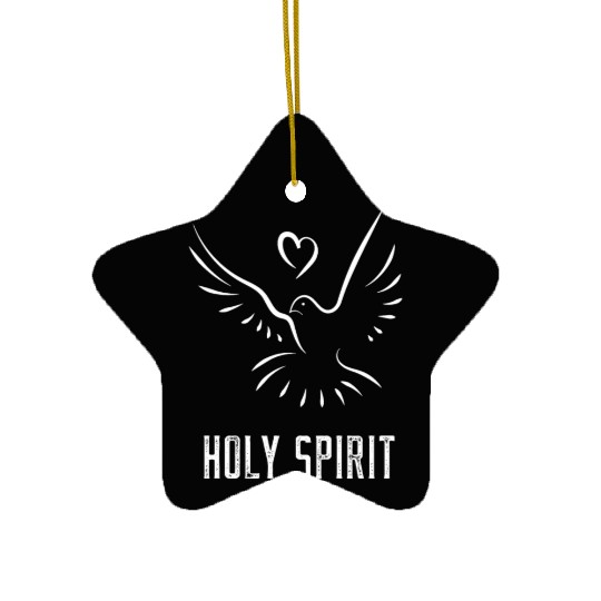Holy Spirit Holy Spirit Holy Spirit Ceramic Ornaments
