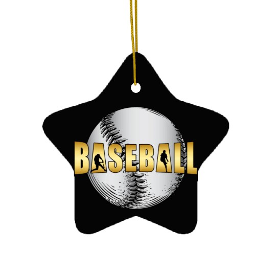 Baseball Catcher Softball Baseball Bat Sports Gift Ceramic Ornaments