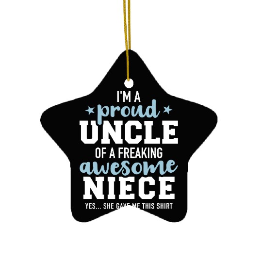 Uncle Ceramic Ornaments