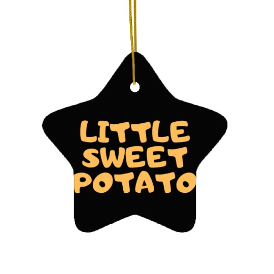 Little Sweet Potato Ceramic Ornaments